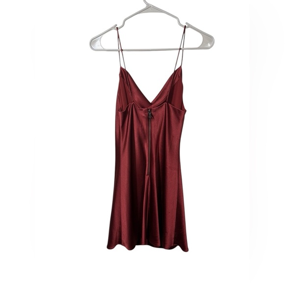 NWT Alice + Olivia Harmony Draped Slip Mini Dress Size 0 - Picture 7 of 13